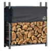 Abri Bûches En Acier Et Polyester 300D Capacité 1m³ Noir - ShelterLogic -Jardin Soldes abri buches en acier et polyester 300d capacite 1m noir shelterlogic