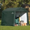 Abri De Jardin Démontable 5,76m² En Acier Et Polyéthylène Vert – Shelter Logic -Jardin Soldes abri de jardin demontable 576m en acier et polyethylene vert shelter logic