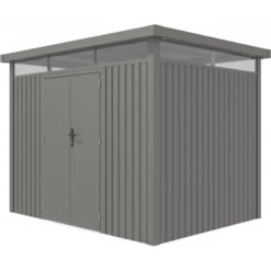 Abri De Jardin En Acier Galvanisé Kosto 6,76m² + Kit D'ancrage - X-Métal -Jardin Soldes abri de jardin en acier galvanise kosto 676m kit d ancrage x metal 3