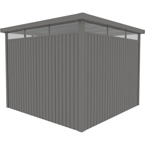 Abri De Jardin En Acier Galvanisé Kosto 8,64m² + Kit D'ancrage - X-Métal -Jardin Soldes abri de jardin en acier galvanise kosto 864m kit d ancrage x metal 4