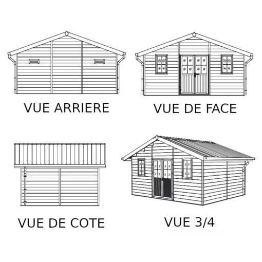 Abri De Jardin En Bois Composite 28mm Gris Clair 19,22m² PREMIUM - Woodlife Garden -Jardin Soldes abri de jardin en bois composite 28mm gris clair 1922m premium woodlife garden 5