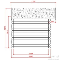 Abri De Jardin En Bois Massif 28mm Nimes Porte Double 5,66m² SOLID -Jardin Soldes abri de jardin en bois massif 28mm nimes porte double 566m solid 2