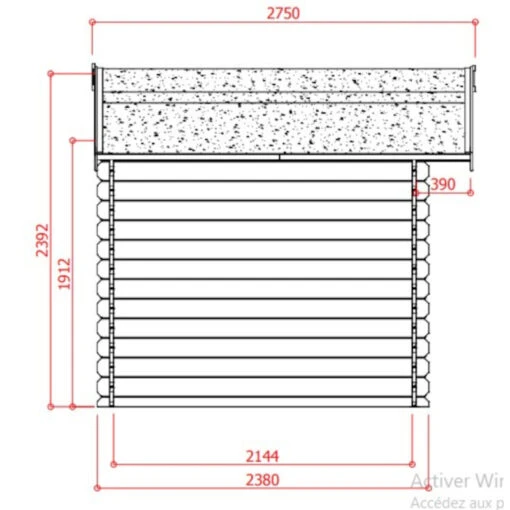 Abri De Jardin En Bois Massif 28mm Nimes Porte Double 5,66m² SOLID -Jardin Soldes abri de jardin en bois massif 28mm nimes porte double 566m solid 2