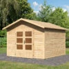 Abri De Jardin En Bois Massif 9,24m² Talkau 8 – Karibu -Jardin Soldes abri de jardin en bois massif 924m talkau 8 woodfeeling