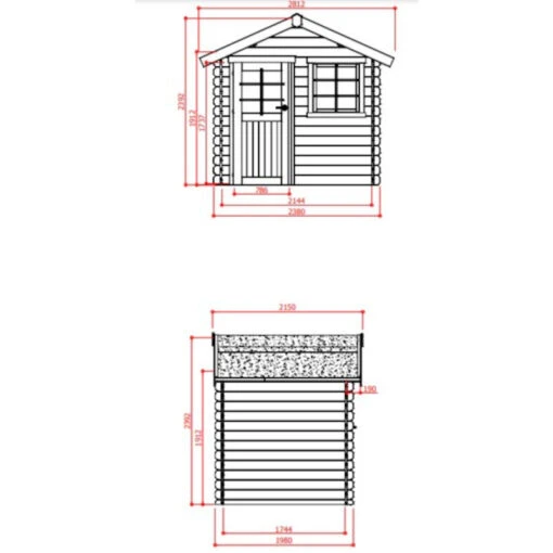 Abri De Jardin En Bois Traité Autoclave 28mm Laval Porte Simple 4,71m² SOLID -Jardin Soldes abri de jardin en bois traite autoclave 28mm laval porte simple 471m solid 1