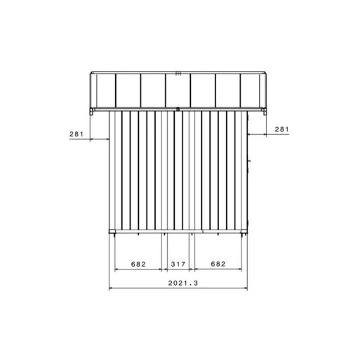 Abri De Jardin En PVC 4,9m² DECO Gris Foncé Et Blanc Grosfillex + Kit Ancrage Offert -Jardin Soldes abri de jardin en pvc 49m deco gris fonce et blanc grosfillex kit ancrage offert 2