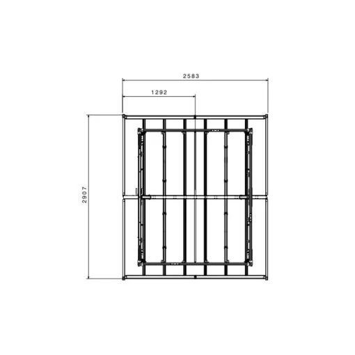 Abri De Jardin En PVC 4,9m² DECO Gris Foncé Et Blanc Grosfillex + Kit Ancrage Offert -Jardin Soldes abri de jardin en pvc 49m deco gris fonce et blanc grosfillex kit ancrage offert 4