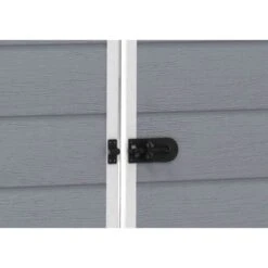 Abri De Jardin En Résine 2,8m² Gris Clair Premium 65 DPF + Plancher Keter -Jardin Soldes abri de jardin en resine 28m gris clair premium 65 dpf plancher keter 5