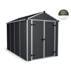 Abri De Jardin RUBICON 5,6m² En Aluminium Et Polycarbonate - Palram - Canopia -Jardin Soldes abri de jardin rubicon 56m en aluminium et polycarbonate palram 1 2