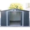 Abri En Métal Parois Hautes Anthracite Colussus 11,69m² DURAMAX + Kit Ancrage -Jardin Soldes abri en metal parois hautes anthracite colussus 1169m duramax kit ancrage