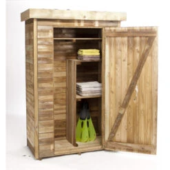 Jardin Soldes -Jardin Soldes armoire de jardin en bois massif traite autoclave 072m theo forest style 1