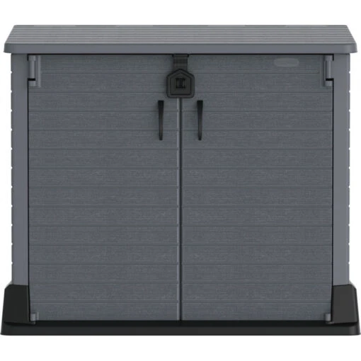 Armoire De Rangement En Résine Gris 850L StoreAway – DURAMAX -Jardin Soldes armoire de rangement en resine gris 850l storeaway duramax 1