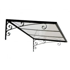 Auvent Marquise En Polycarbonate 2 Mm VENUS™ 1350 – Palram - Canopia -Jardin Soldes auvent marquise en polycarbonate 2 mm venus 1350 palram 2