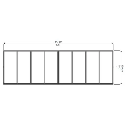 Auvent Marquise En Acrylique 3 Mm Bordeaux™ 4460 – Palram - Canopia -Jardin Soldes auvent marquise en polycarbonate 3 mm bordeaux 4460 palram 2