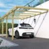 Carport Adossé 1 Voiture HENRI En Pin Traité Autoclave 15,77m² - Forest Style -Jardin Soldes carport adosse 1 voiture pin traite autoclave 1572m