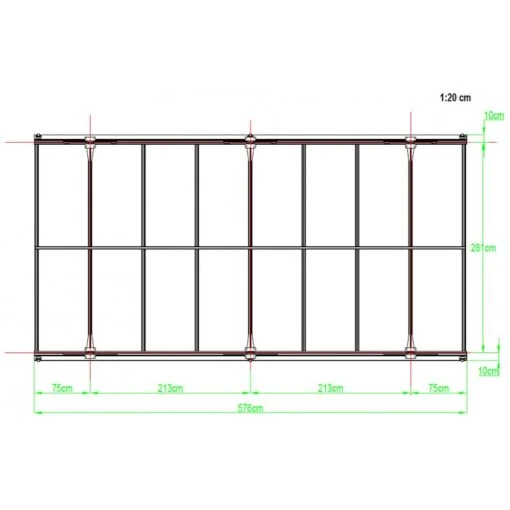 Carport En Aluminium Blanc 3x5,76m Et Polycarbonate 6mm X-METAL -Jardin Soldes carport en aluminium blanc 3x576m et polycarbonate 6mm x metal 2