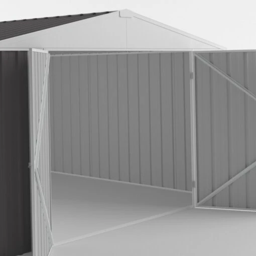 Garage En Acier Zincalume Colorbond 20,1m² Grande Hauteur EASYSHED -Jardin Soldes garage en acier zincalume colorbond 1995m grande hauteur easyshed 1