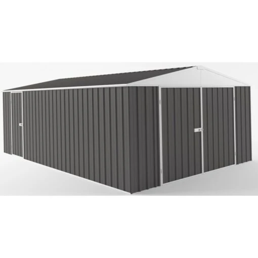 Garage En Acier Zincalume Colorbond 20,1m² Grande Hauteur EASYSHED -Jardin Soldes garage en acier zincalume colorbond 1995m grande hauteur easyshed 2