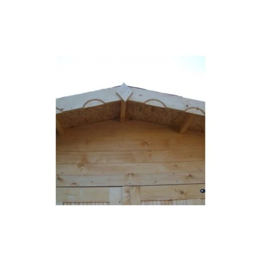 Garage En Bois Massif 21,7m² - Madriers 42mm -Jardin Soldes garage en bois massif 217m madriers 42mm 1