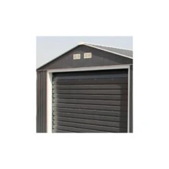 Garage En Métal Anthracite 19,95m² Grande Hauteur H.2,60m DURAMAX -Jardin Soldes garage en metal anthracite 1995m grande hauteur h260m duramax 5