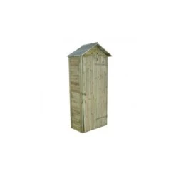 Jardin Soldes -Jardin Soldes grande armoire de rangement jardin en bois traitee autoclave avec plancher 1