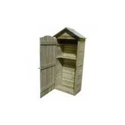 Jardin Soldes -Jardin Soldes grande armoire de rangement jardin en bois traitee autoclave avec plancher