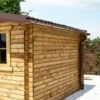 Kit Gouttières Marron - Pack Prêt à La Pose Pour Abri Gardy Shelter 20m² -Jardin Soldes kit gouttieres marron pack pret a la pose pour abri gardy shelter 20m