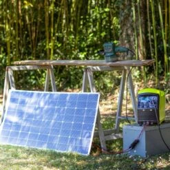 Jardin Soldes -Jardin Soldes pack station denergie portative izywatt 1500wh panneau solaire souple 120w 1