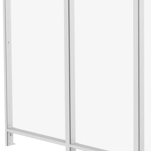 Panneau Latéral En Aluminium Et PC Transparent Pour Toit De Terrasse Blanc 3m X-METAL -Jardin Soldes panneau lateral en aluminium et pc transparent pour toit de terrasse blanc 3m x metal 1