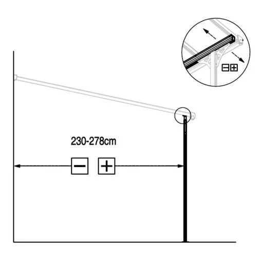 Pergola Adossée Ajustable - Toit De Terrasse En Alu 3,05x6,18m X-METAL -Jardin Soldes pergola adossee ajustable toit de terrasse en alu 305x618m x metal 3