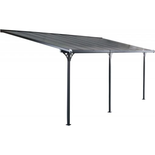 Pergola Adossée Ajustable - Toit De Terrasse En Alu 3,05x6,18m X-METAL -Jardin Soldes pergola adossee ajustable toit de terrasse en alu 305x618m x metal