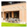 Pergola Adossée En Bois Lamellé-collé 500x300cm Cádiz – Maderland -Jardin Soldes pergola adossee en bois lamelle colle 500x300cm cadiz maderland