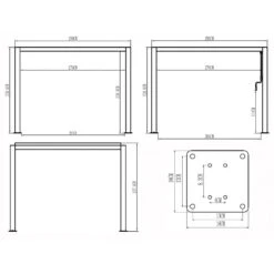 Pergola Bioclimatique Autoportante En Aluminium Gris Clair 3x3m - X-METAL -Jardin Soldes pergola bioclimatique autoportante en aluminium gris clair 3x3m x metal 2