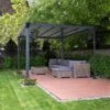 Pergola En Aluminium Et Polycarbonate 309x309cm Milano™ 3000 - Palram - Canopia -Jardin Soldes pergola en aluminium et polycarbonate 309x309cm milano 3000 palram