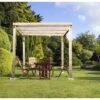 Pergola En Bois Traité Autoclave Budget Habrita -Jardin Soldes pergola en bois traite autoclave budget habrita