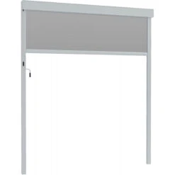 Store Avec Cadre Latéral Gris Clair 270cm Pour Pergola Bioclimatique En Aluminium X-METAL -Jardin Soldes store avec cadre lateral gris clair 270cm pour pergola bioclimatique en aluminium x metal 4