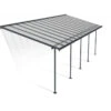 Toit De Terrasse 295x860cm En Aluminium Gris Et Polycarbonate 6mm SIERRA - Canopia By Palram -Jardin Soldes toit de terrasse 295x860cm en aluminium gris et polycarbonate 6mm sierra canopia by palram